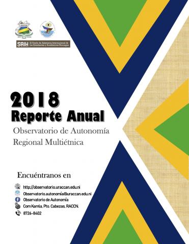 Boletin Anual del Observatorio de Autonomía Regional Multiétnica 2018